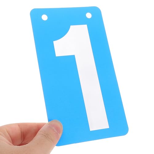 Cartas portátiles para marcador deportivo PRETYZOOM azul 10 piezas miniatura 7