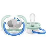 Chupeta Ultra Air 0-6 Meses Philips Avent Boy Unitária Elefante 081/06