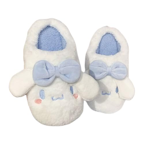 Cute Slippers Animal Dog for Women Cute Cat Anti Slip For Indoor Fuzzy Fluffy Girls Pantuflas Para Mujer Sides