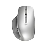 HP 930 Creator Wireless Mouse - Bluetooth/Wired Compatible with USB-A Dongle - 7 Programmable Buttons - Ergonomic Grip -Silent Click & Scroll-Up to 12 Week Battery Life - Track-on-Glass Sensor, Silver