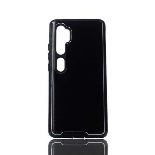 Max Power Digital Funda para móvil Xiaomi Mi Note 10 Carcasa de Aluminio Antigolpes Armadura Resistente Reforzada Dura Armor Case (Xiaomi Mi Note 10, Negro)