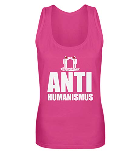 Débardeur rose pour femme anti-humanisme taille XL coupe classique en coton