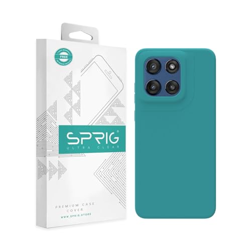 Image of SPRIG Compatible with Moto Edge 60 Stylus Premium SilkTone Back Cover Drop Tested Shock Proof Mobile Case for Men, Women, Boys and Girls with Camera Protection (Ocean Blue)