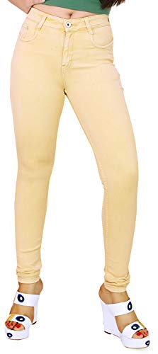 Image of FCK-3 Stretchable Denim Pencil Fit Regular Fit High Waist Jeans for Women