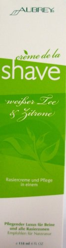 Aubrey Organics - Creme de la Shave Weißer Tee Zitrone Cover
