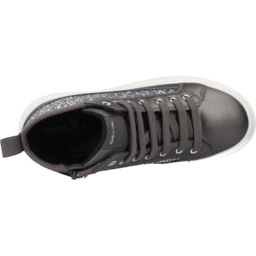 Geox Fille Laquinny Girl D Racine Accueil Junior Fille Chaussures Boots,-Bottines, Gris, 32 EU