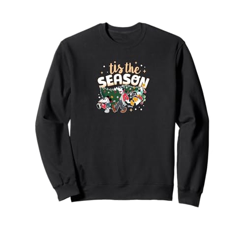 Sweatshirt Mickey Donald Goofy Tis The Season de Disney pour adulte