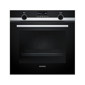 Siemens HB579GBR3, iQ500, Einbau-Backofen 60 x 60 cm, Air Fry, activeClean Pyrolyse Selbstreinigung, TFT-Display, 3D Heißluft, Schnellaufheizung, cookControl40 Automatikprogramme, softMove, Edelstahl