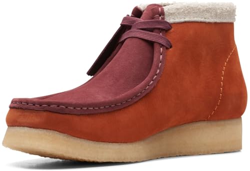 Clarks Men's Wallabee Boot (Dark Orange Combination) (us_footwear_size_system, adult, men, numeric, medium, numeric_10)4