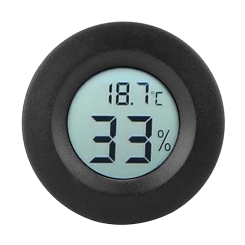 Termometro Igrometro, 45x14mm/1.8x0.6in LCD Tester di Umidità e Temperatura Mini