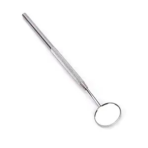Stainless Steel Dental Mirror #5 with Handle 6.5