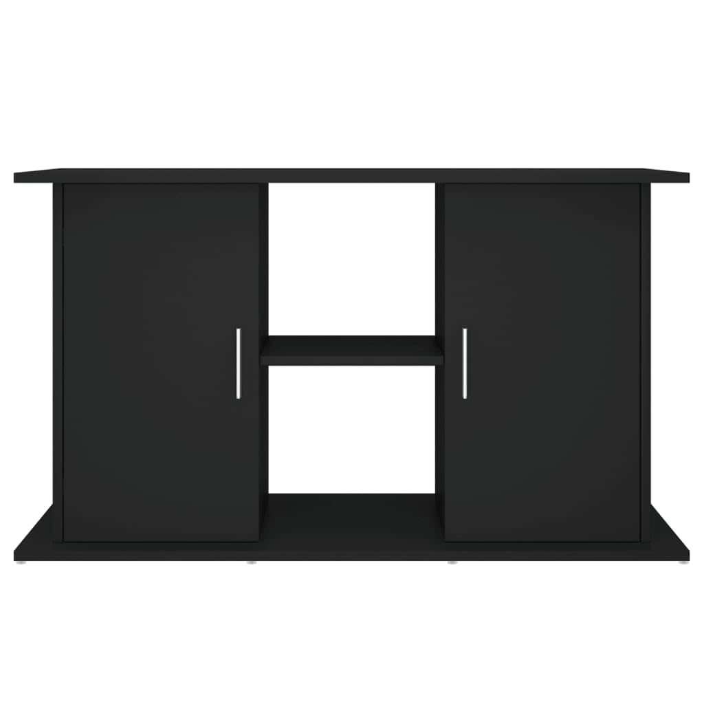 Support pour aquarium noir 101x41x58 cm bois d'ingénierie