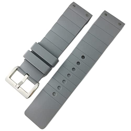 Bracelet montre 23mm silicone sport pour loisirs et natation