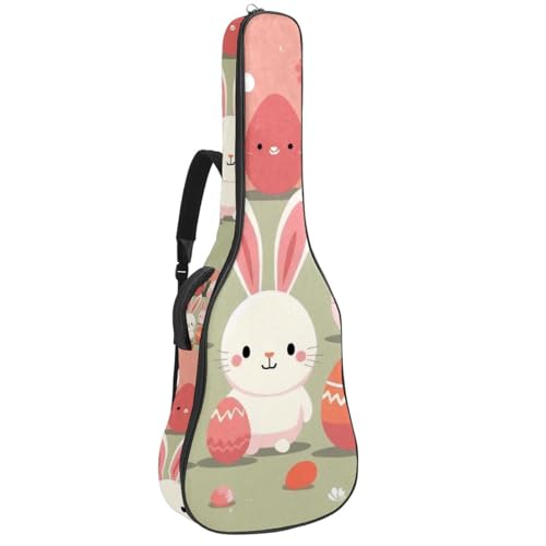 Housse guitare acoustique rose imperméable de 109 cm pour transport sécurisé