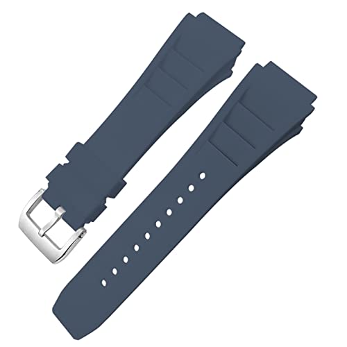 Bracelet en caoutchouc 20 mm pour montre sport en silicone souple