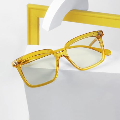 Image of Eyekepper 4-pack Reading Glasses Blue Light Blocking Square Computer Readers Women