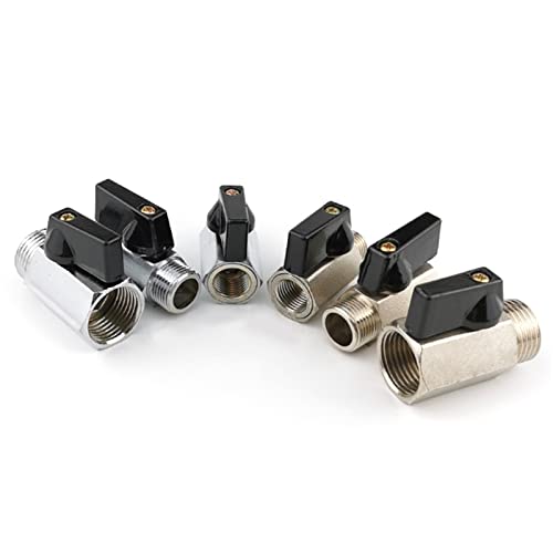 Válvula de bola mini de 1/8 de pulgada para compresor de aire y fluidos 2