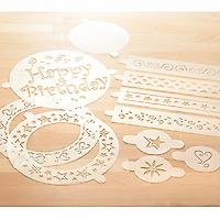 Pampered Chef Plate Art & Stencil Set