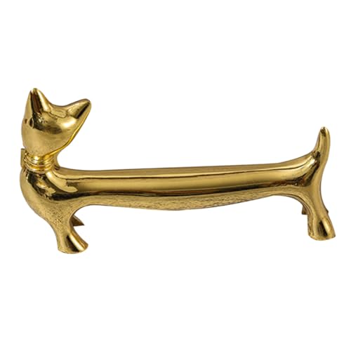 TOGEVAL 金属製猫型箸置き カトラリースタンド おしゃれなスプーンホルダー 滑り止め機能付き ホテル レストラン用食卓整理用