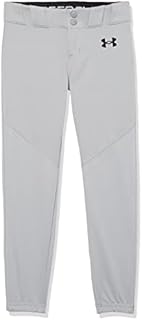Under Armour Boys' Utility Pant Closed, (080) Baseball Gray / / Black, Youth Small