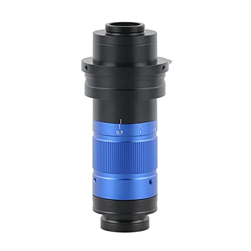 Microscope 300X 450X 600X Digital Monocular Continuous Zoom C-Mount Lens Microscope Camera(300X)