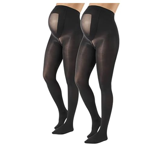 CALZITALY 2 Pairs Maternity Tights, Pregnancy Opaque Pantyhose | 40 DEN | S M L XL | Black, Blue | Made In Italy (Large, Black)