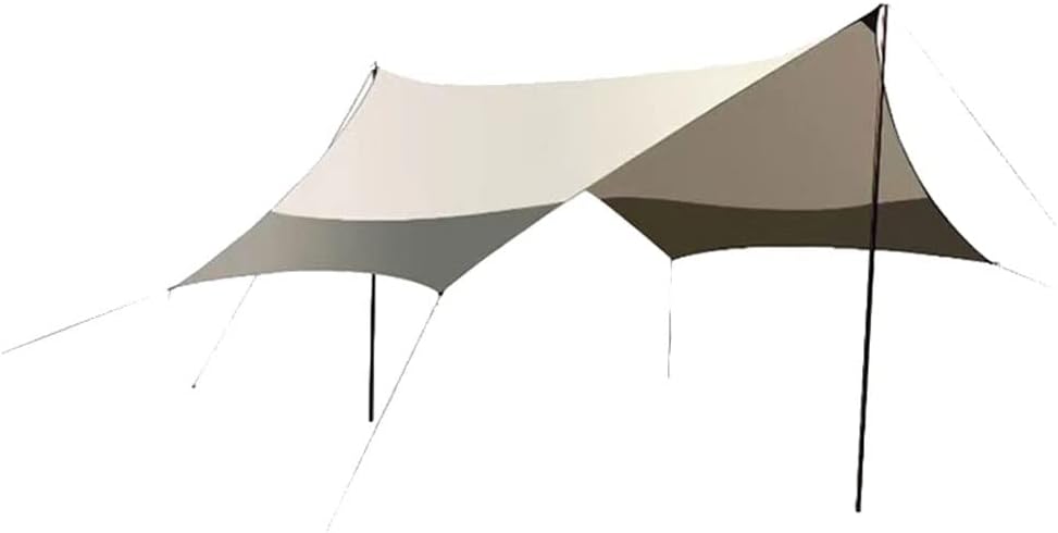 Tent Tarp Camping Tarp Sun Canopy Outdoor Waterproof Sun Shade Camping Picnic Portable Canopy Tent Tent Tarp (Color : B)