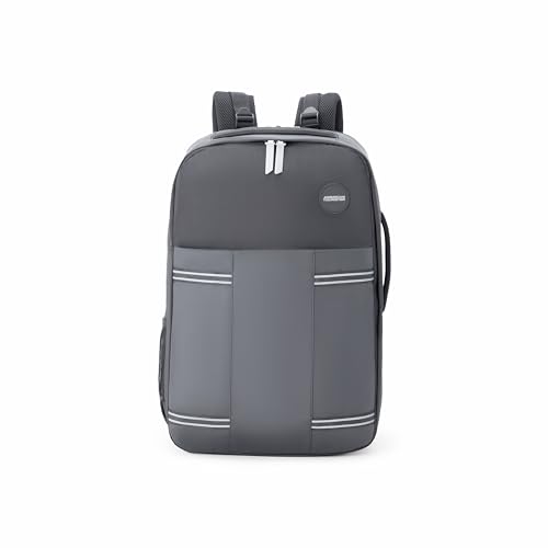 Image of American Tourister Aston 2.0 | 40 Ltrs | 2 Compartments | Bottle Pocket | Ergonomic Padded Back Panel & Shoulder Straps | Outdoor Laptop Backpack | 1 Year International Warranty | Black