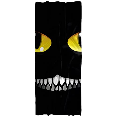 Châle enveloppant femme motif chat noir idée cadeau hiver