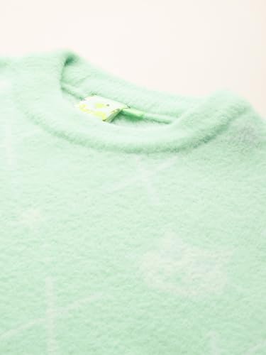 Image of Aarika Womens Winter Wear White-Pink Colour Solid Fur Sweat Shirt