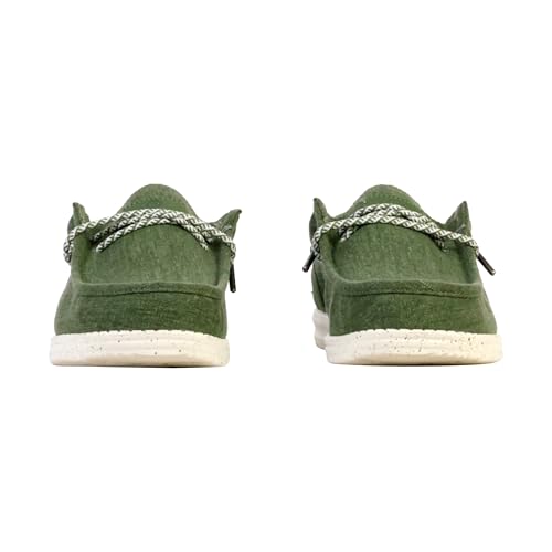 Serge Blanco Chaussures Bateau Saint-Jean Vert Olive - Chaussures Homme décontracté – vue 5