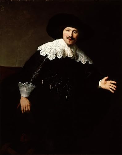 Affiche Graffiti Art Mural Rembrandt de 60x90cm pour une décoration moderne du salon
