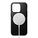 Produktbild NOMAD Modern Leather Case für iPhone 14 Pro Max | Schutzhülle aus Polycarbonat und hochwertigem Echtleder | MagSafe-kompatibel | Farbe: Schwarz