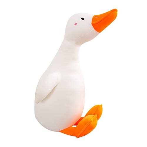 80 cm - Jouet en peluche en forme de cygne - Grande peluche - Canard amusant - Cadeau d'anniversaire - Coussin doux en peluche - Cadeau pour enfants Cover