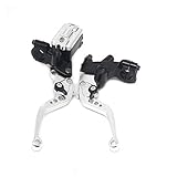 【Ergonomisches Design für ultimativen Komfort】 Der Kupplungs- und Bremshebel des Motorrads ist sorgfältig so geformt, dass er perfekt zu Ihrer Hand passt, Ermüdungserscheinungen reduziert und eine nahtlose Verbindung zwischen Ihnen und Ihrer Maschine bietet. Ganz gleich, ob Sie kurvige Straßen in Angriff nehmen oder über offene Autobahnen cruisen, unsere sorgfältig gefertigten Hebel harmonieren mit Ihrem Griff und ermöglichen Ihnen müheloses Schalten und Bremsen, was Ihr Fahrvergnügen steigert.