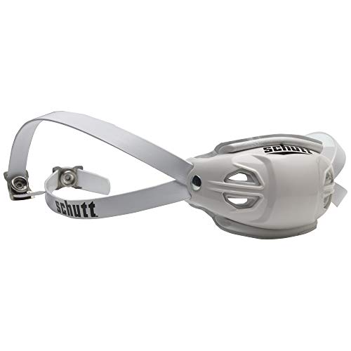 Schutt Sports Elite Hard Cup Chinstrap, White, Medium