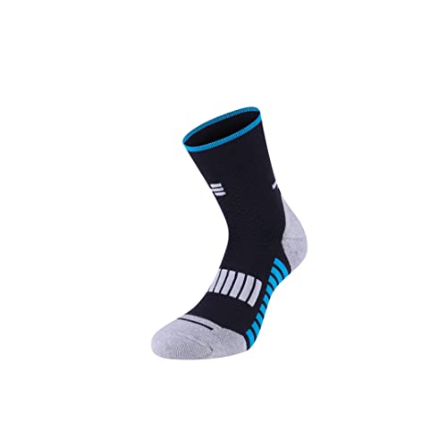 Chaussettes de running noires R-evenge idéales pour vos entraînements et marathons intensifs