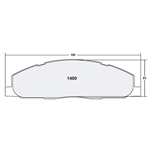 Performance Friction Rear Brake Pad 1400.20 #TOP1