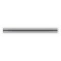 BUILDMART - 60" Linear Slot Diffuser - (3 Slot) Triple Slot - White Decorative Aluminum Air Vent - Heating and Cooling Modern AC Vent Cover for Ceiling, Walls & Floors - Texas Buildmart