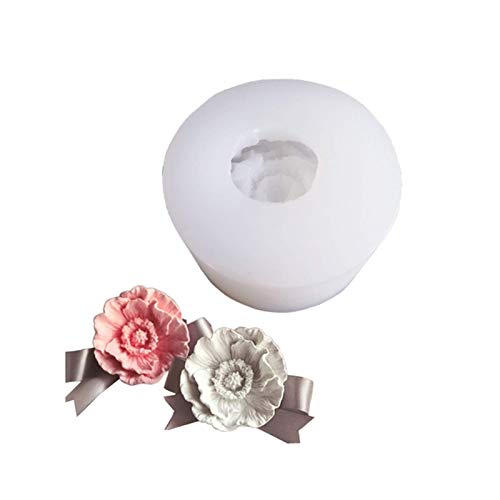 Flower Silicone Mold, 3D Candle Soap Mould Cake Fondant Chocolate Mold Epoxy Casting Resin Mould for Craft Handmade Gift (Corn Poppy)
