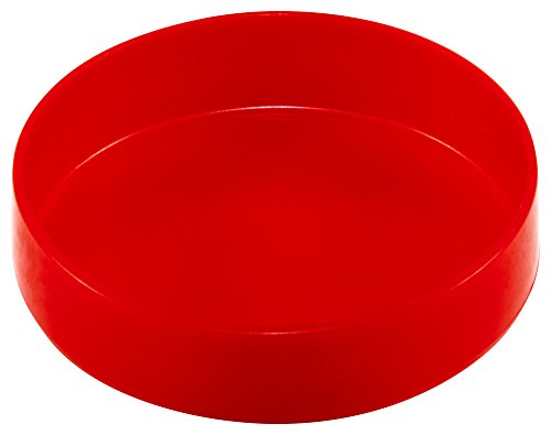 Image of Caplugs SC-1025 SC Series - Plastic Sleeve Cap for Tube Ends, 20 Pack, Red LD-PE, 2.125 inch W x 0.50 inch L Threaded and Non-Threaded Tubing, Rods, Masking, Painting, Plating, Grit-blasting (Z1025Q1)