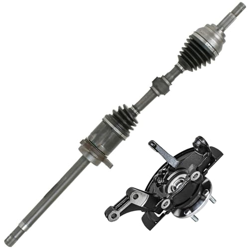 Image of Detroit Axle - Front Right Knuckle CV Axle for 2.5L 2002-2006 Nissan Altima