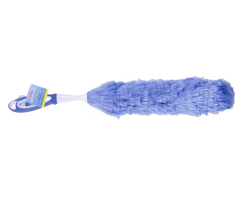 Quickie Flexible Static Duster, Flexible and Bendable Head, Electostatic Charge for Attracting Dust, for Cleaning Sensitive Artwork/Electronics/TV/Plants/Home/Furniture