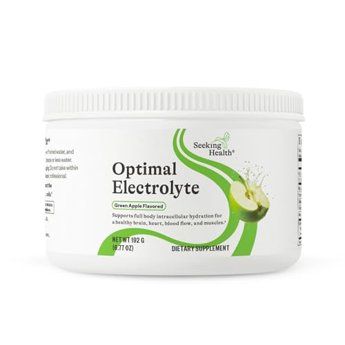 Image of Seeking Health Optimal Electrolyte Powder - with Sodium & Potassium - Support Digestion & Energy with Magnesium Electrolyte Supplement -Green Apple 30 Servings