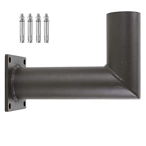 Led Light Adapter 90 Degree Brackets,2 3/8 Inches Tenon for Slip Fit Mount or Bottom Portion of Yard Lights,Wall Mounted Bracket for Led Shoebox,Led Parking Lot Lights,Outdoor Post Light Accessories