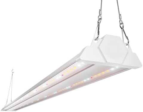 FREELICHT 1Pack 4FT Grow Light for Indoor Plants, 60W=350W, Full Spectrum