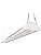 FREELICHT 1 Pack 4ft LED Grow Light, 60W (350W Equivalent), Sunlike Full Spectrum Integrated Plant Light for Hydroponic Indoo