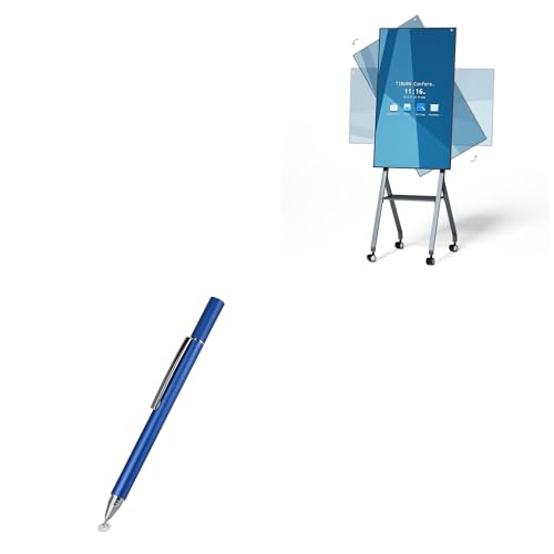 BoxWave Stylus Pen Compatible with TIBURN FLIP HUB (55 in) - FineTouch Capacitive Stylus, Super Precise Stylus Pen - Lunar Blue