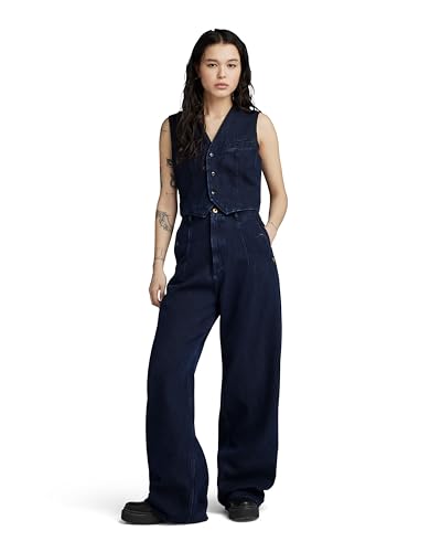G-STAR gilet denim veste femme ajustée en jean brut authentique