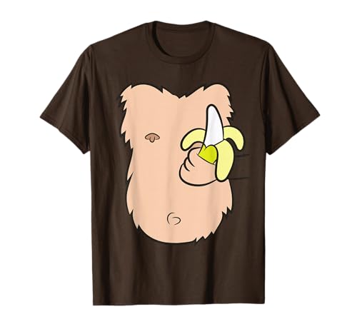 Disfraz de mono divertido Disfraz de gorila Mono Camiseta